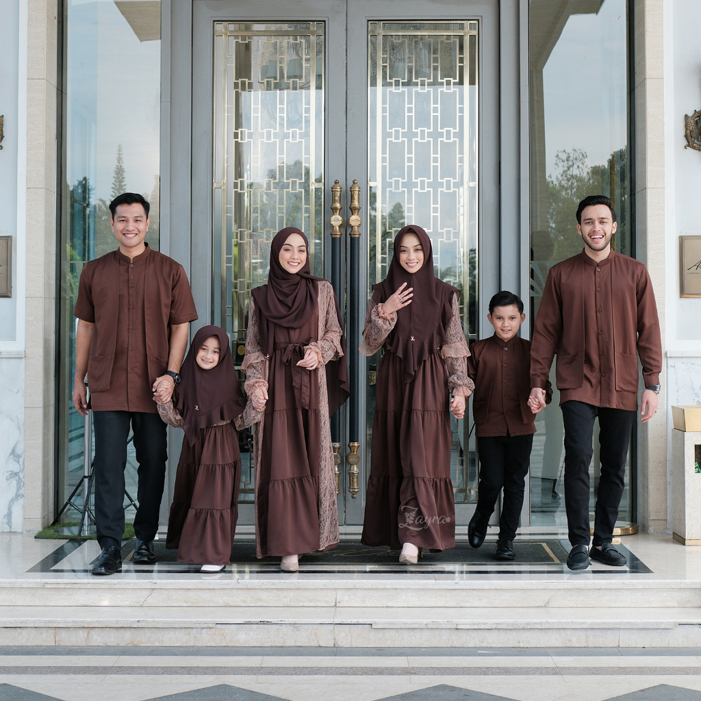 ZAYRA HIJAB | KOKO ANAK MAHVEEN FAMILY SET | Koko Anak Laki - Laki Lengan Pendek 0-12 Tahun Terbaru 2025 Premium