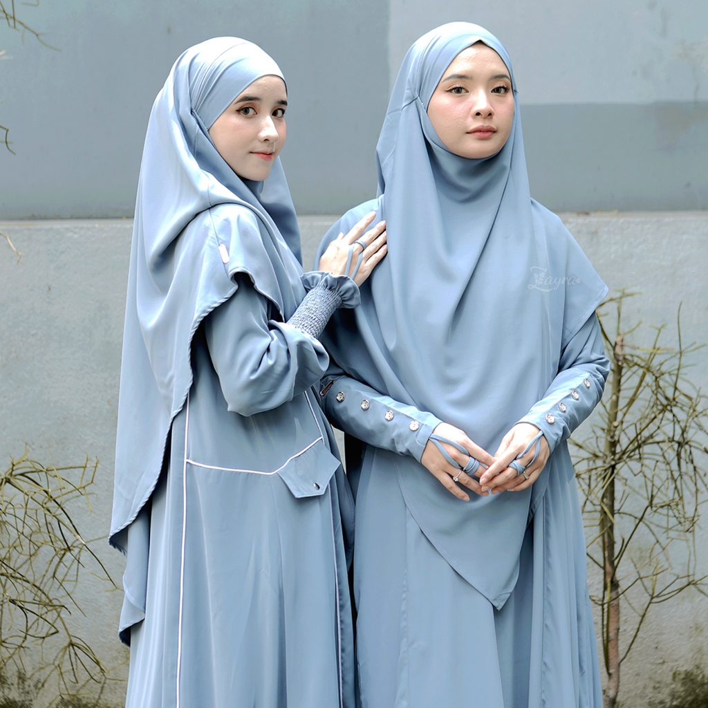 Zayra Hijab | French Khimar Mecca Medina | French Khimar Instan Dewasa Daily Jersey Premium
