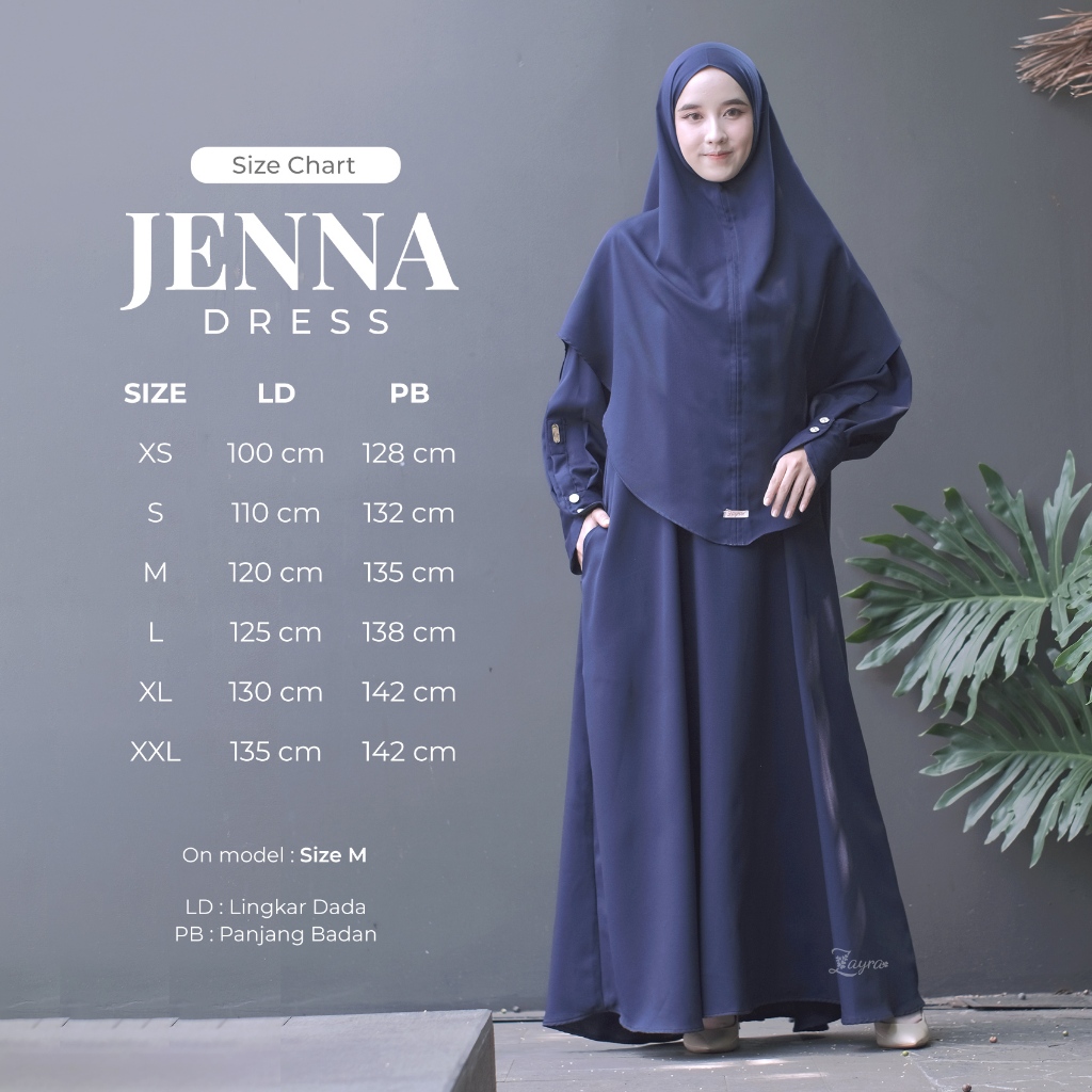 ZAYRA HIJAB | JENNA SET | Dress Gamis Abaya Umroh dan Haji Wanita Premium Set Jilbab Hijab French Khimar Umroh Outfit Umroh Gift Gamis Putih
