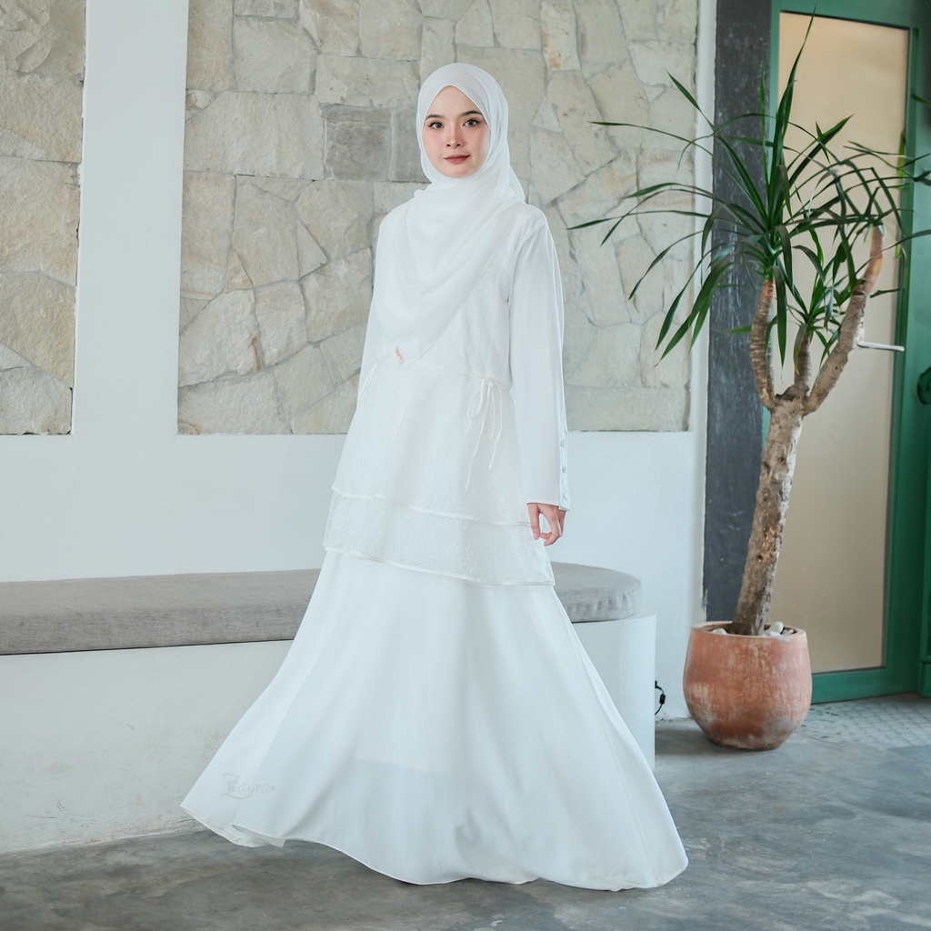 ZAYRA HIJAB | CLEMIRA DRESS | Gamis Wanita Syari Brokat Kondangan Lebaran Jumbo Elegan Terbaru 2025