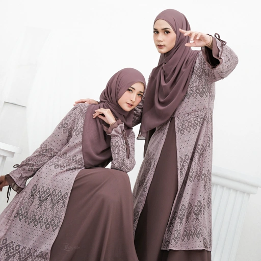 Image of Zayra Hijab | Amyra Dress - Gamis Mewah