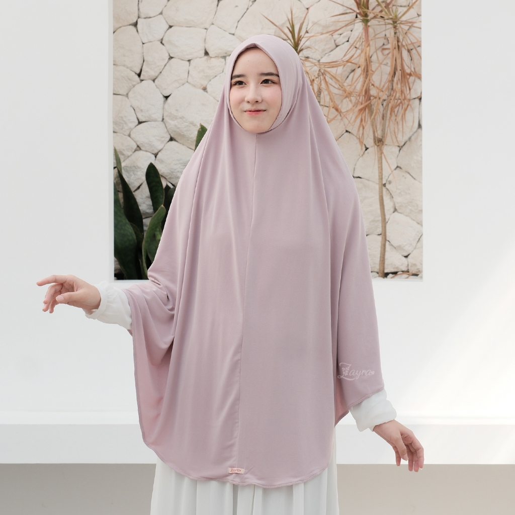 ZAYRA HIJAB | RUMI JUMBO | Khimar Bergo Instan Daily Syari Jersey Premium