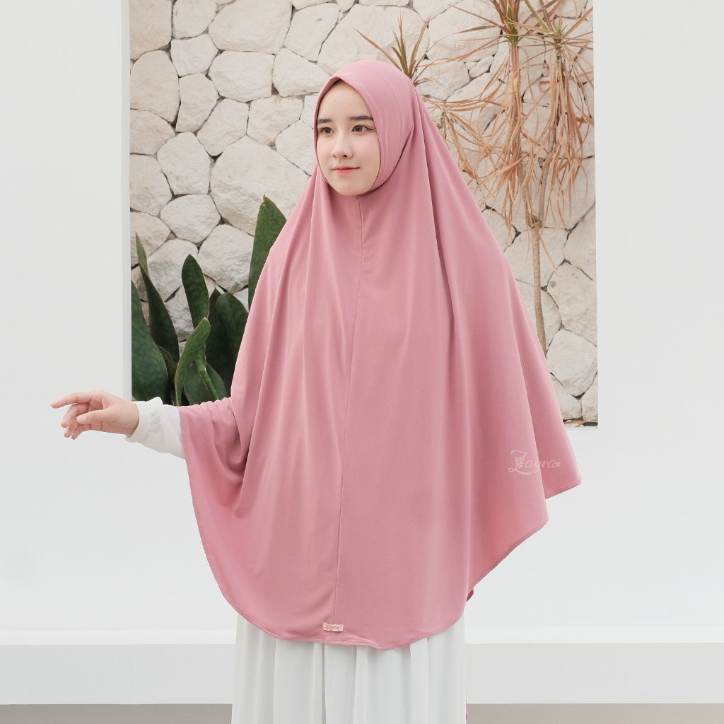 ZAYRA HIJAB | RUMI JUMBO | Khimar Bergo Instan Daily Syari Jersey Premium