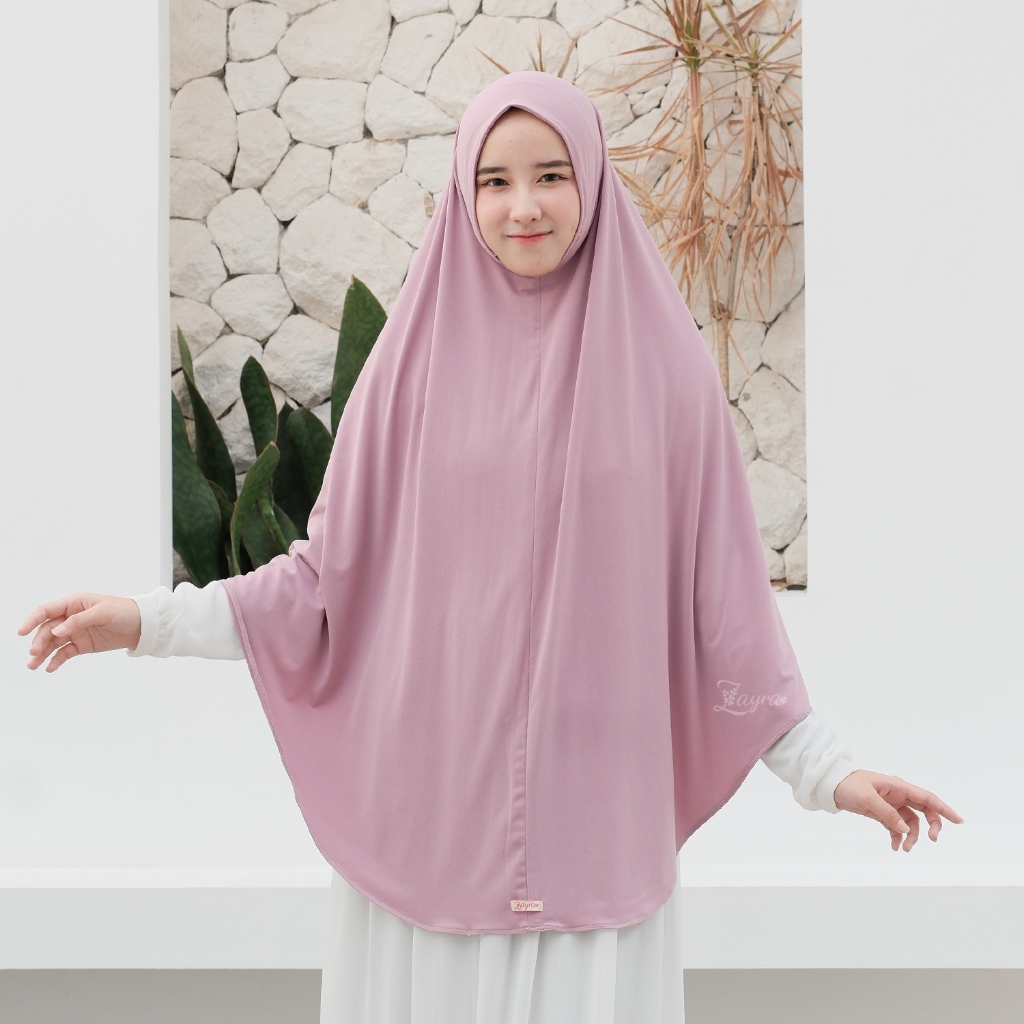ZAYRA HIJAB | RUMI JUMBO | Khimar Bergo Instan Daily Syari Jersey Premium