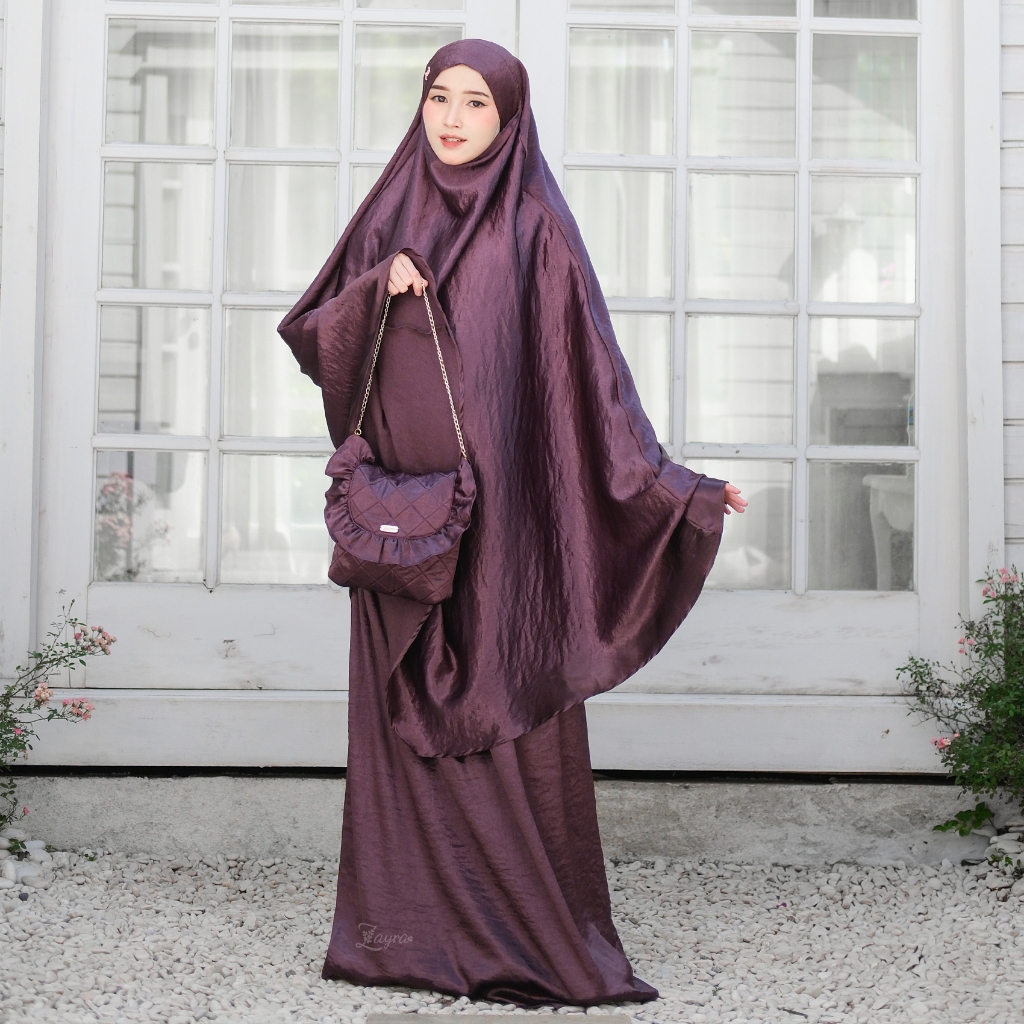 ZAYRA HIJAB | DANIA | Mukena Dewasa Jumbo Prayer Set Terbaru 2025