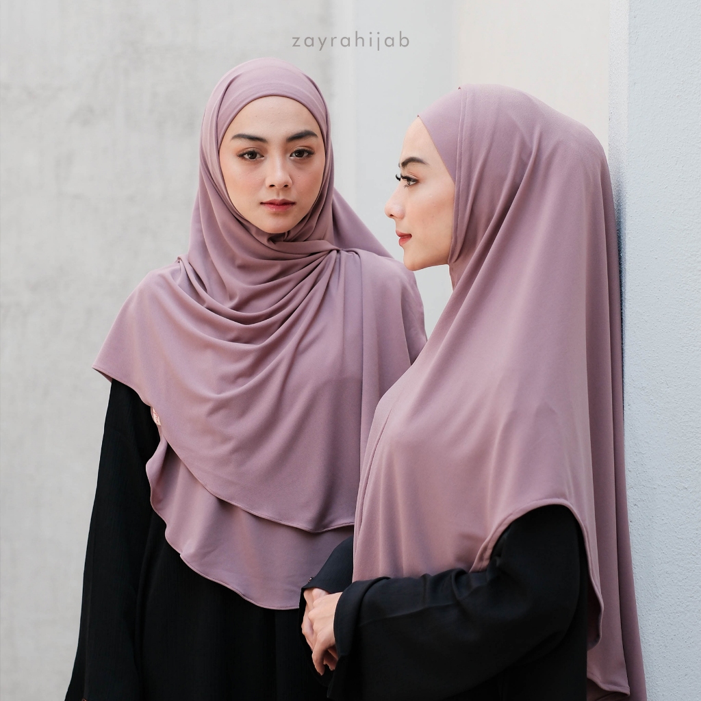 ZAYRA HIJAB | BERGO AYANA AYA AYAKA | Khimar Bergo Instan Daily Jersey Premium