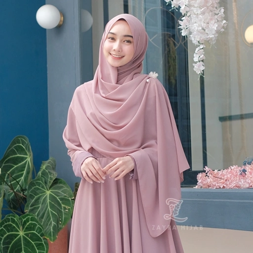 Image of ZAYRA HIJAB | Pashmina Syari 200x70 Premium Ceruti Babydoll