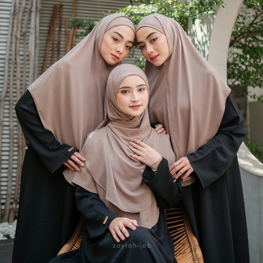 Image of ZAYRA HIJAB | BERGO AYANA AYA AYAKA | Khimar Bergo Instan Daily Jersey Premium