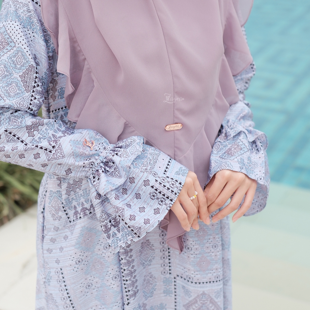 ZAYRA HIJAB | GAMIS SARAH NON OUTER | Baju Couple Pasangan Keluarga Kondangan Lebaran Kekinian Premium Jumbo Mewah Elegan Terbaru 2025