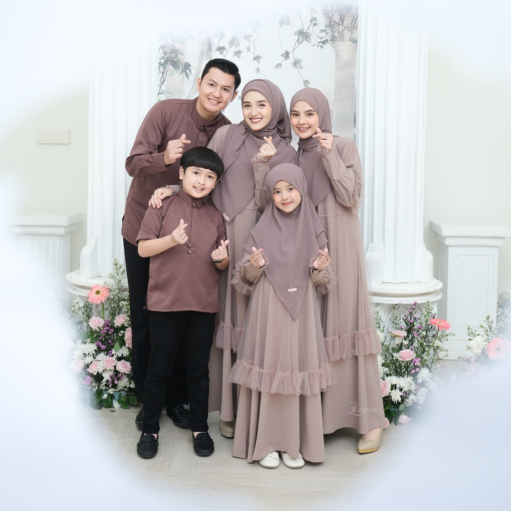 Zayra Hijab - Layyina Series - Koko Anak Laki - Laki Lengan Panjang 0-12 Tahun Premium Terbaru 2025
