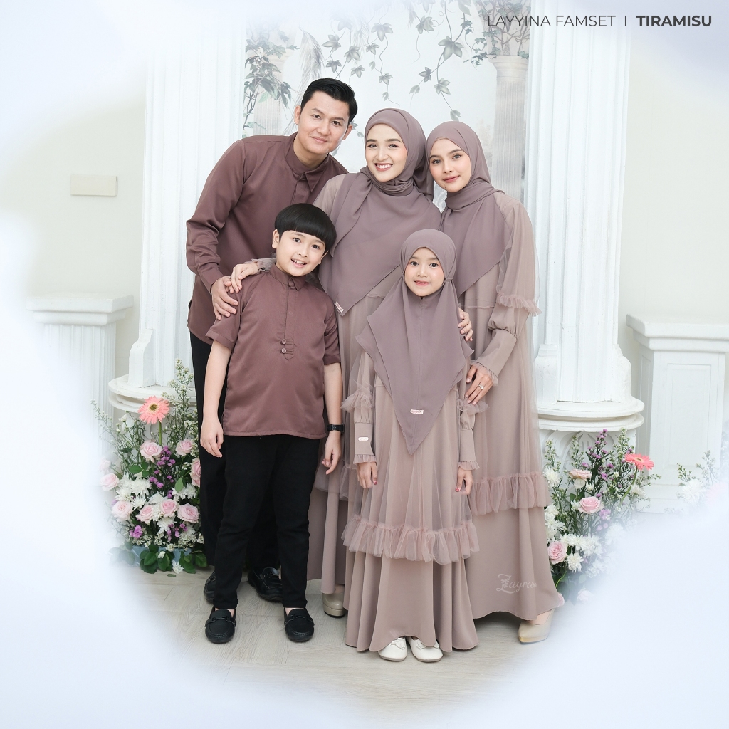 Zayra Hijab - Layyina Series - Gamis Anak Perempuan 0 - 12Tahun Brokat Elegan Premium Terbaru 2025