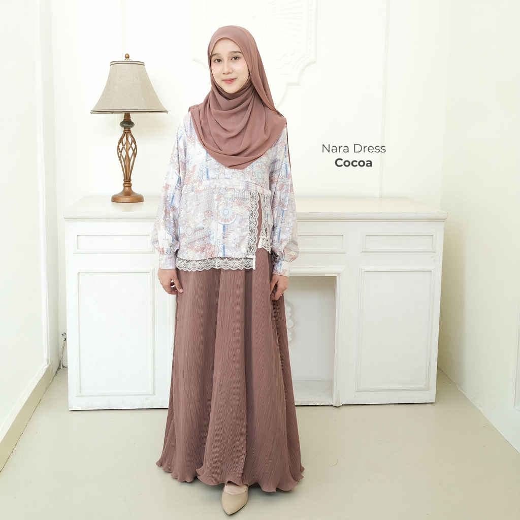 Zayra Hijab | Nara - Dress Gamis Wanita Muslimah