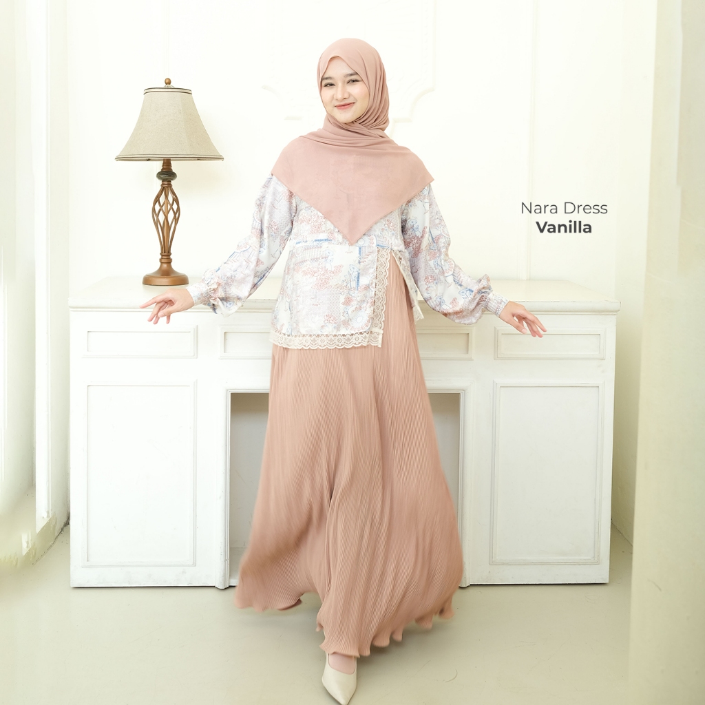 Zayra Hijab | Nara - Dress Gamis Wanita Muslimah