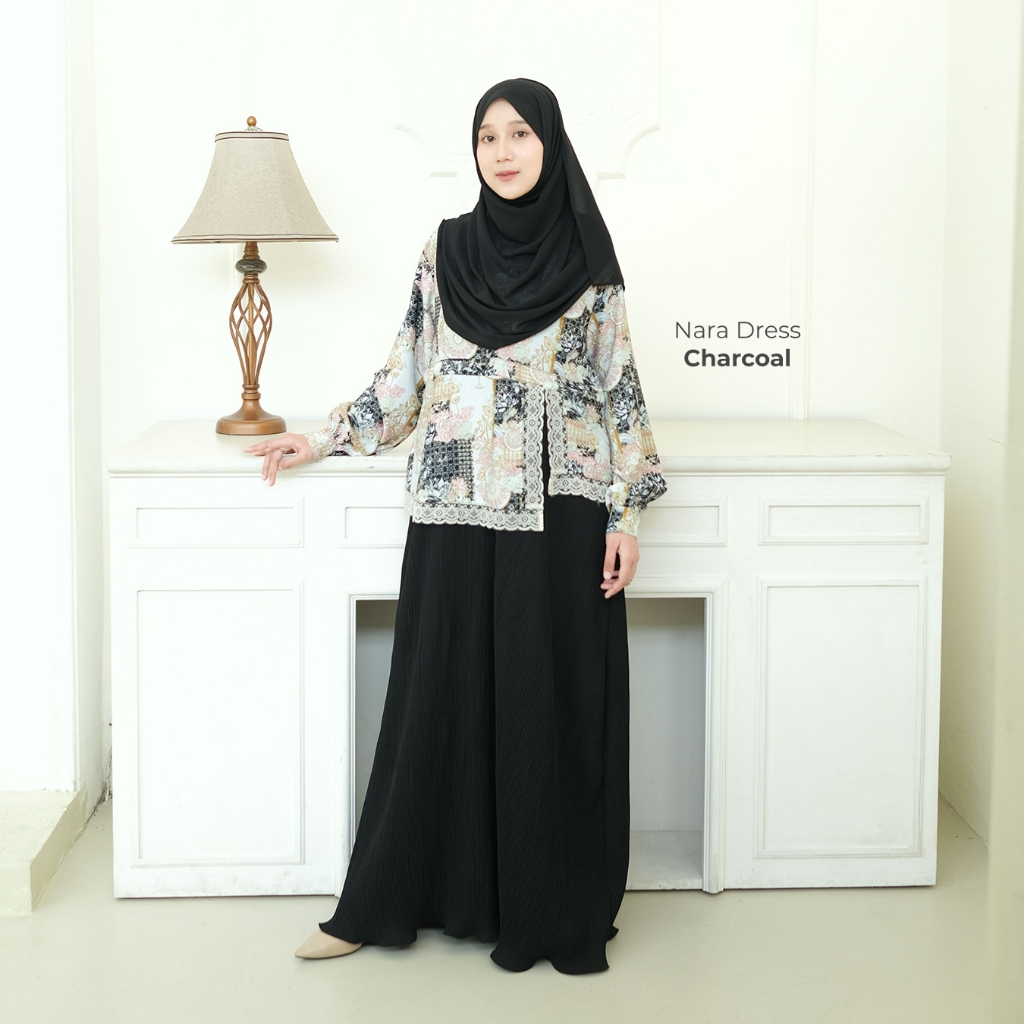 Zayra Hijab | Nara - Dress Gamis Wanita Muslimah