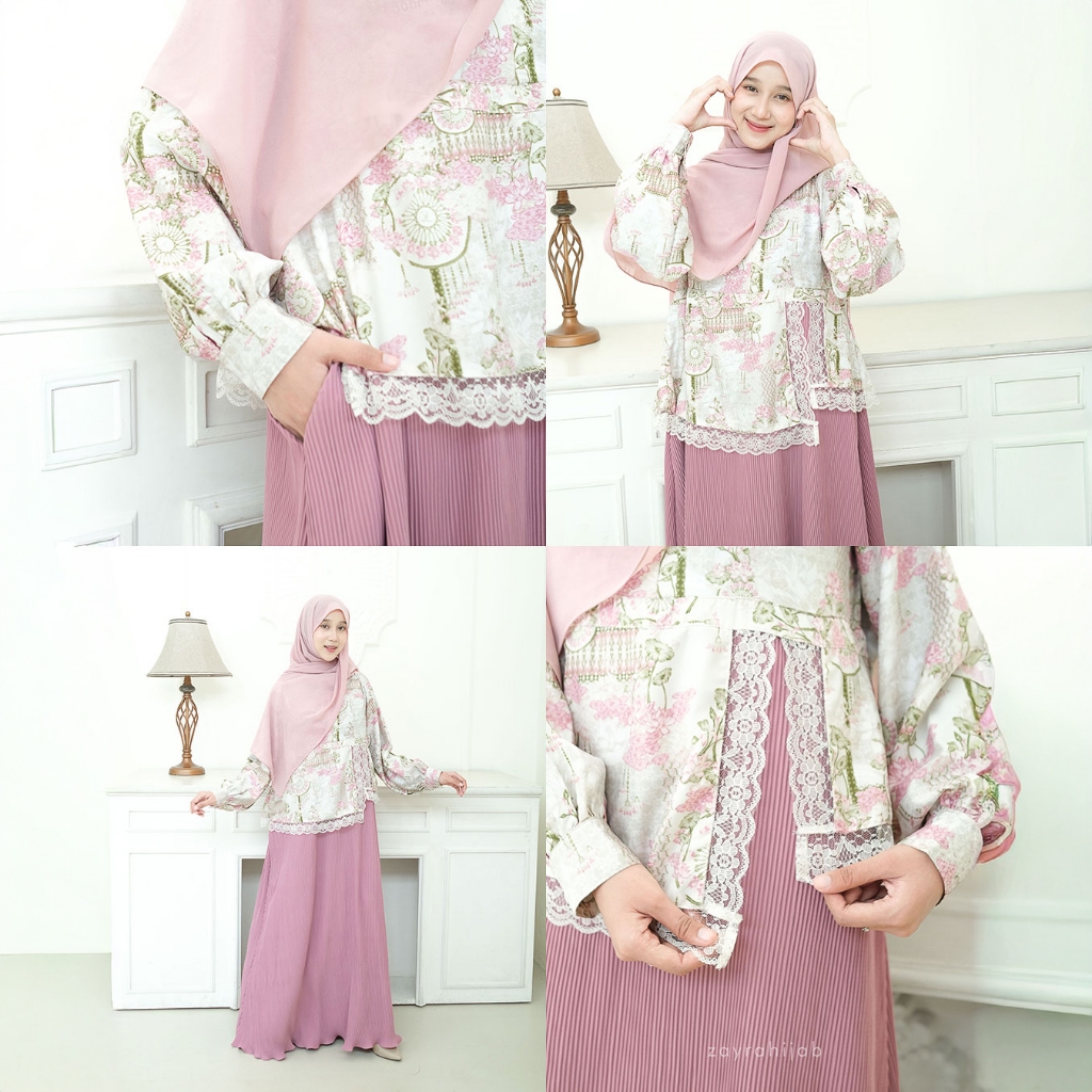 Zayra Hijab | Nara - Dress Gamis Wanita Muslimah