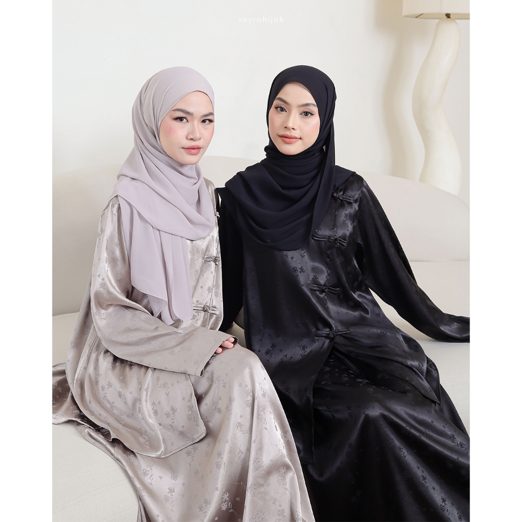 Zayra Hijab | Yia Choengsam - Dress Korean Look Setelan Casual Style Silk Premium Lebaran 2026