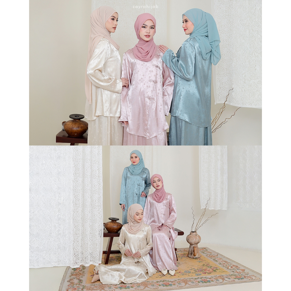 Zayra Hijab | Yia Choengsam - Dress Korean Look Setelan Casual Style Silk Premium Lebaran 2026