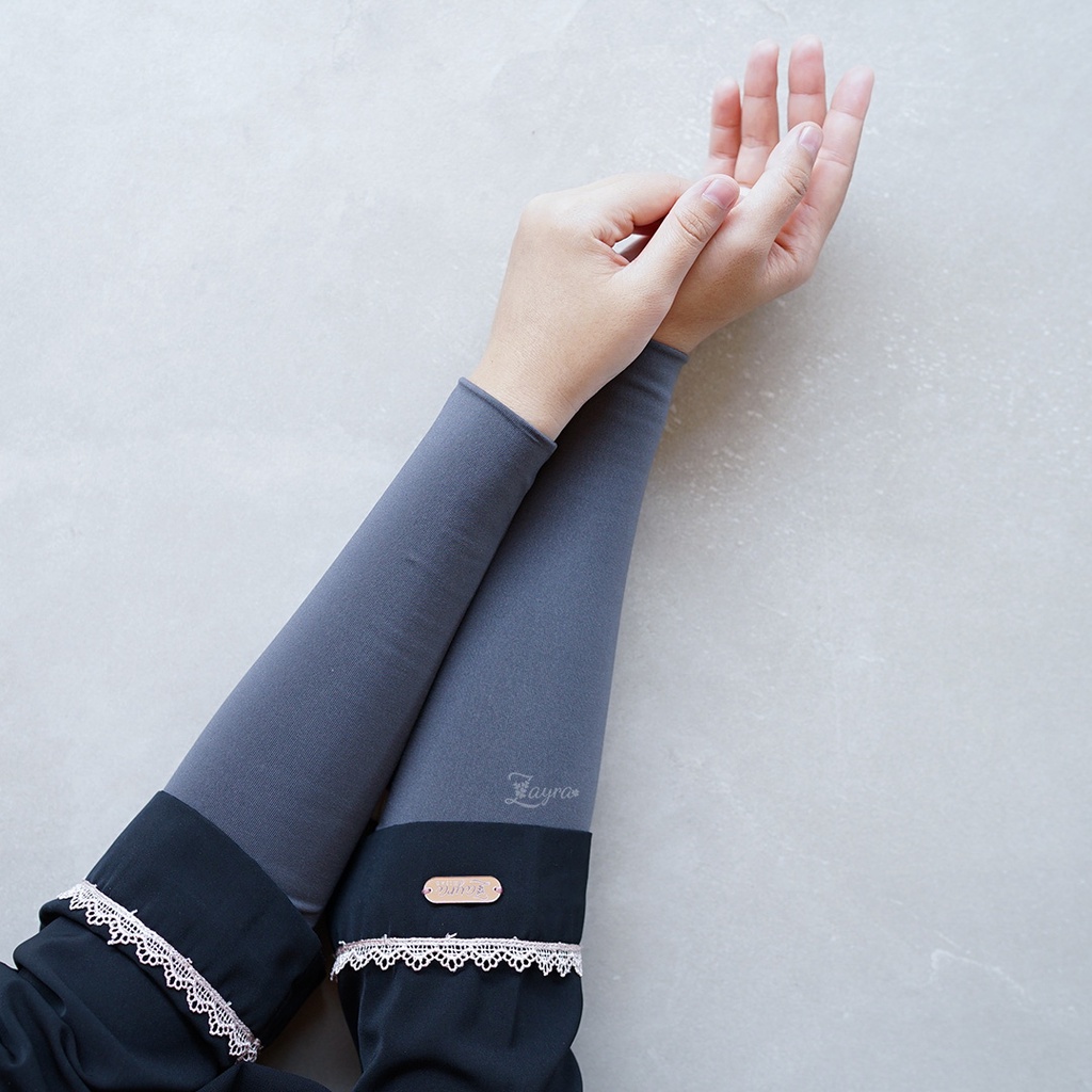 ZAYRA HIJAB | HANDSOCK | Manset Tangan Lengan Panjang Muslimah Jersey Adem Tebal Premium
