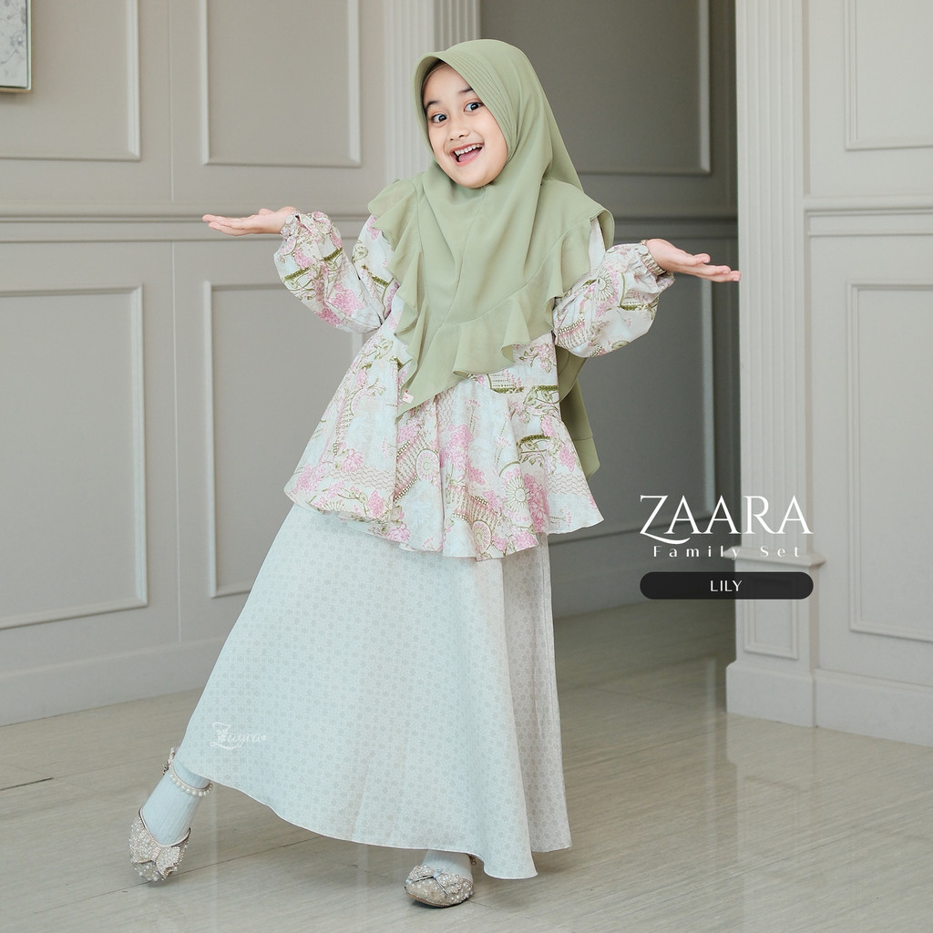 ZAYRA HIJAB | KHIMAR ANAK INSTANT ZAARA| Khimar Syari Ceruti 2 layer Babydoll Premium