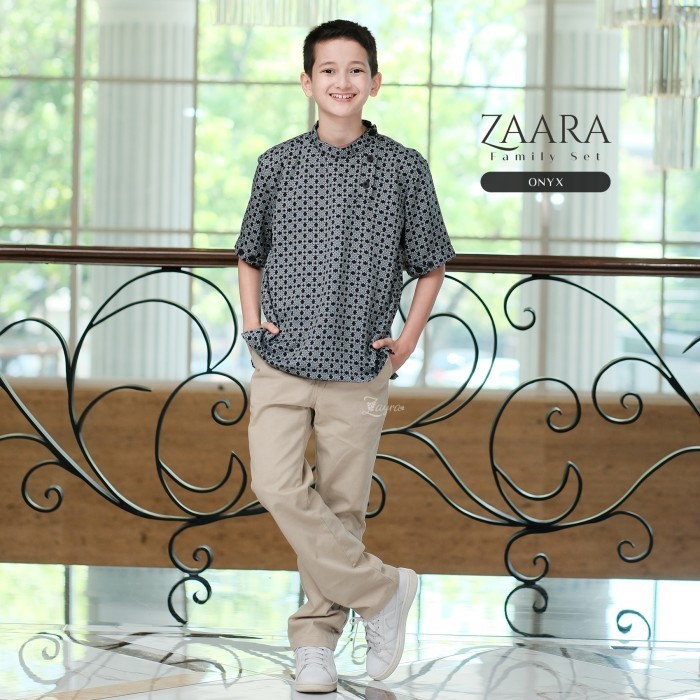 ZAYRA HIJAB | KOKO ANAK ZAARA FAMILY SET | Koko Anak Laki - Laki Lengan Panjang Pendek 0-12 Tahun Terbaru 2025 Premium