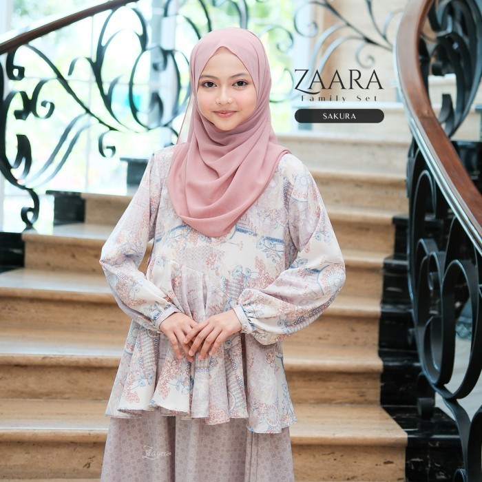 ZAYRA HIJAB | KHIMAR ANAK INSTANT ZAARA| Khimar Syari Ceruti 2 layer Babydoll Premium