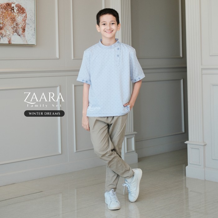 ZAYRA HIJAB | KOKO ANAK ZAARA FAMILY SET | Koko Anak Laki - Laki Lengan Panjang Pendek 0-12 Tahun Terbaru 2025 Premium