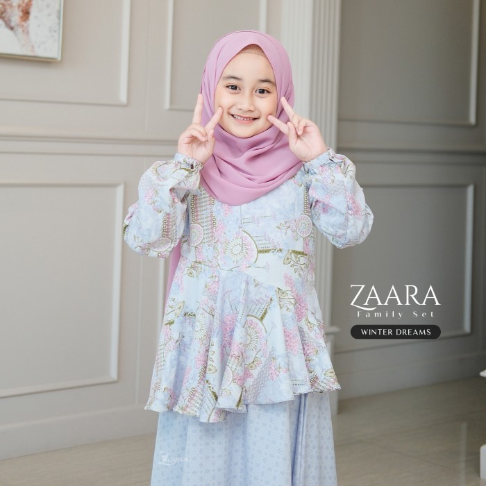 ZAYRA HIJAB | KHIMAR ANAK INSTANT ZAARA| Khimar Syari Ceruti 2 layer Babydoll Premium