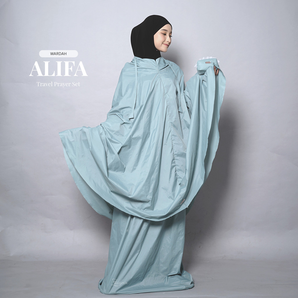ZAYRA HIJAB | ALIFA | Mukena Traveling Mini Pouch Premium Laser Cut Terbaru 2025