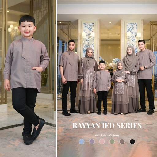 Image of Zayra Hijab | Rayyan Series - Koko Anak Laki - Laki Lengan Panjang 0-12 Tahun Premium Terbaru 2025