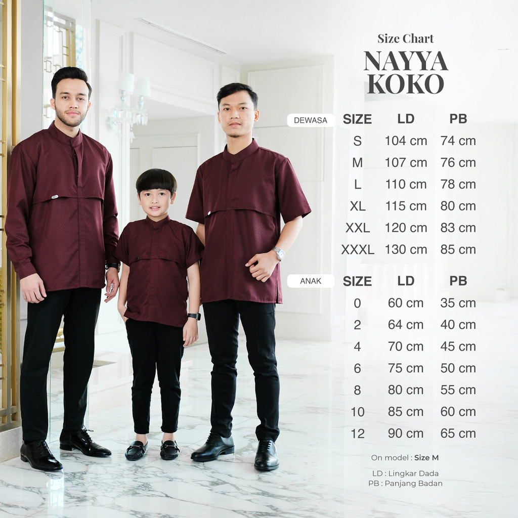 Zayra Hijab - Nayya Eid Series - Koko Anak Lengan Pendek Premium