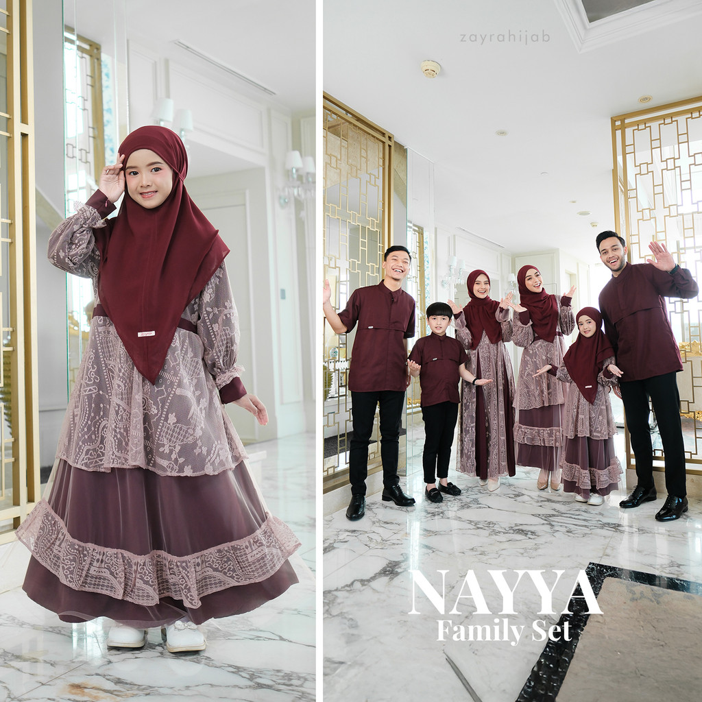 Zayra Hijab - Nayya Eid Series - Gamis Anak A