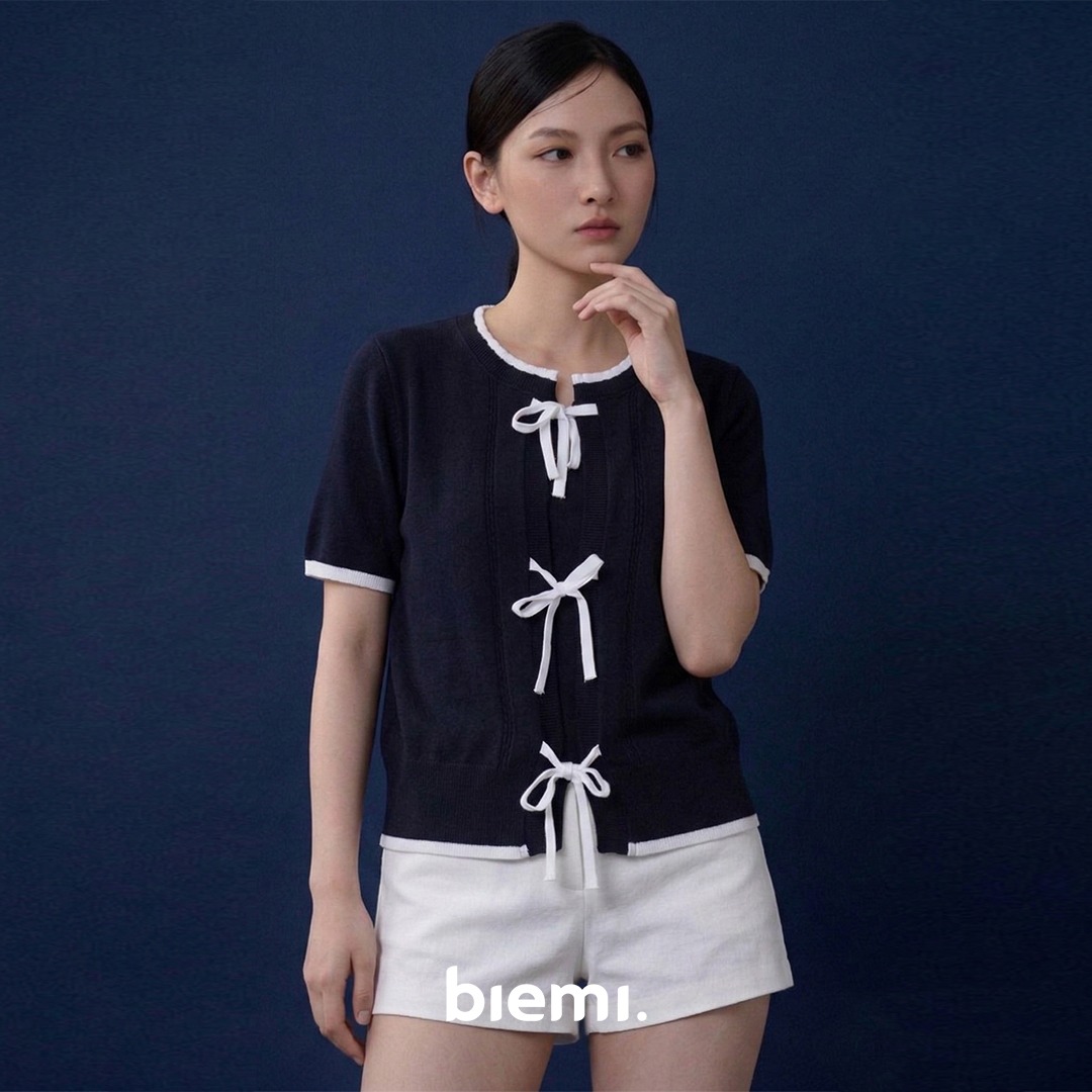  Sweet Ribbon  Sweater Rajut 