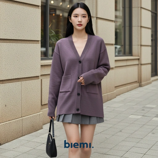 Image of Oversized Cardigan Basic