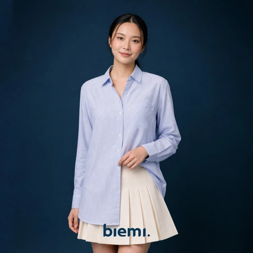 Image of Olivia Oversize Stripe Shirt