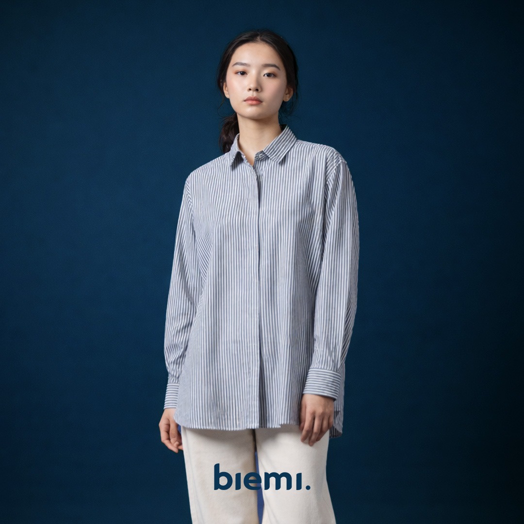 Ishana Oversized Striped Shirt