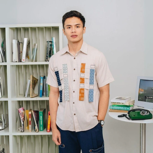 Image of NEU MEN Kemeja Pria Wiyata Shirt Kemeja Pria Bahan Premium