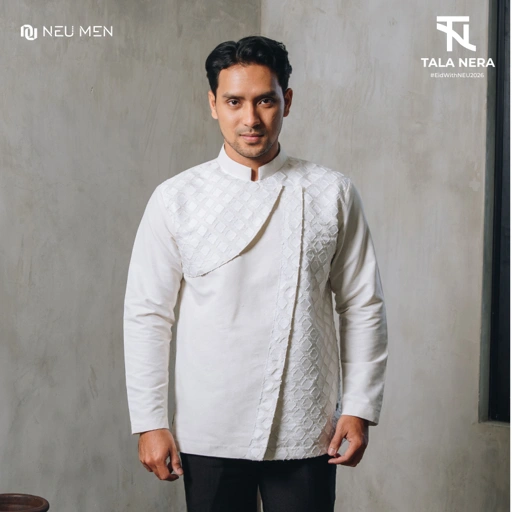 Image of NEU MEN  Kemeja Pria Satra Shirt  Kemeja Lengan Panjang Pria Premium