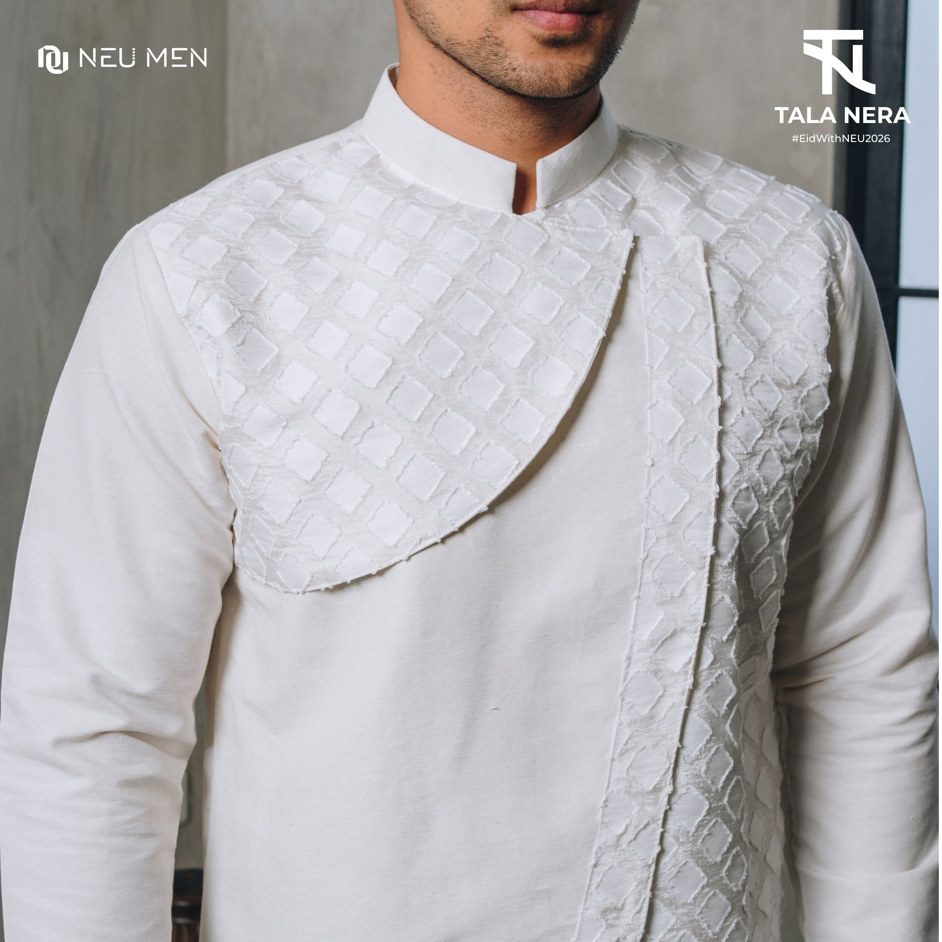 NEU MEN Kemeja Pria Satra Shirt Kemeja Lengan Panjang Pria Premium