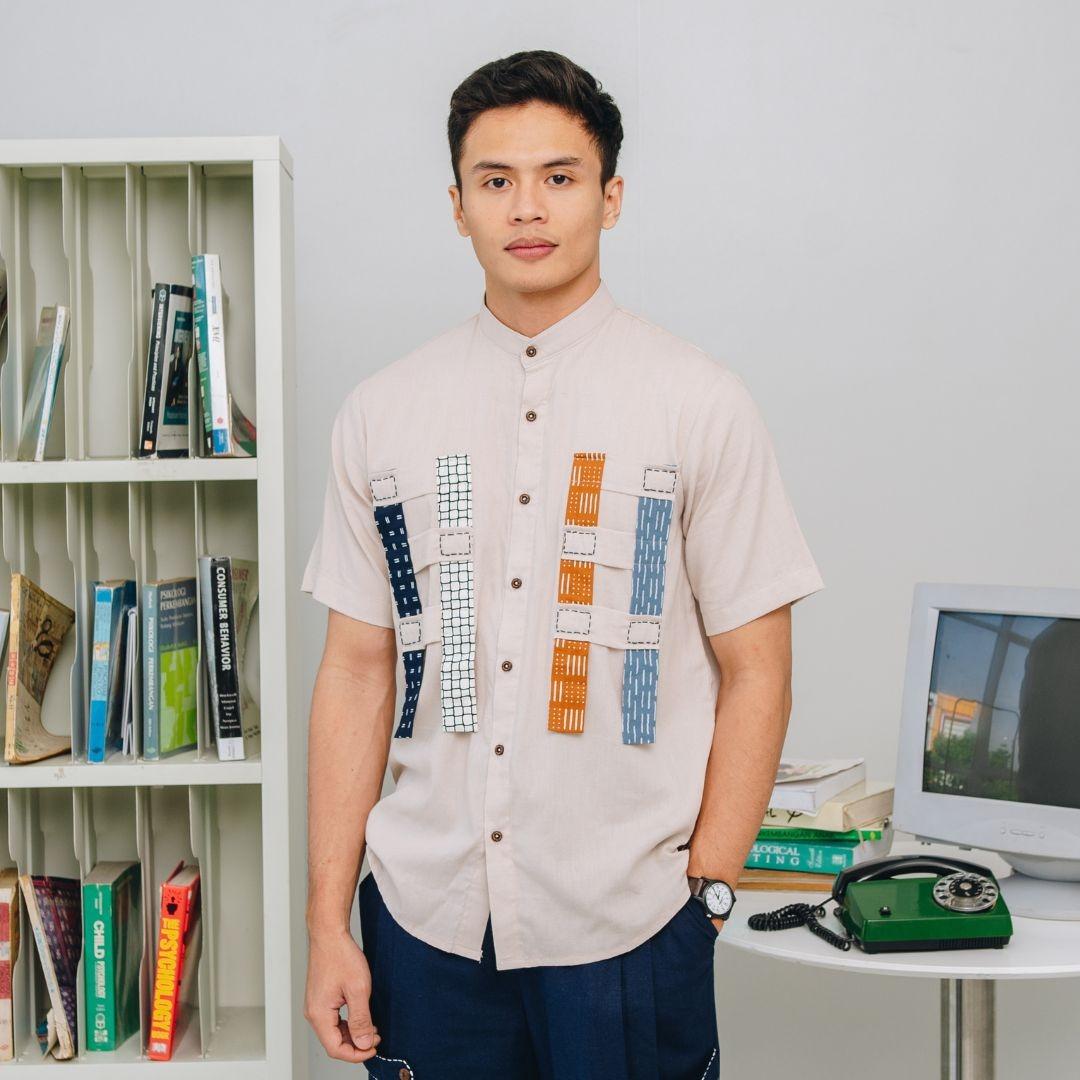 NEU MEN Kemeja Pria Wiyata Shirt Kemeja Pria Bahan Premium