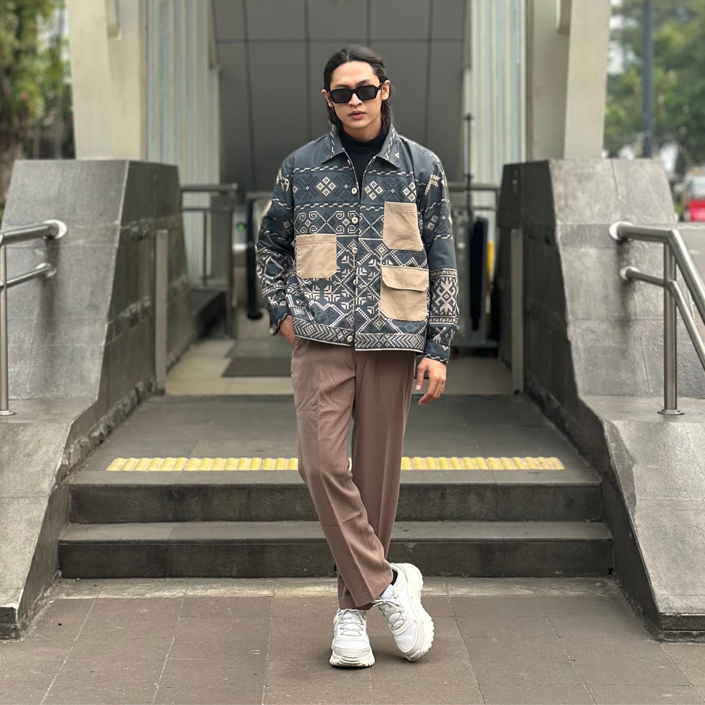 NEU MEN Jacket Pria Kulawarga Jacket