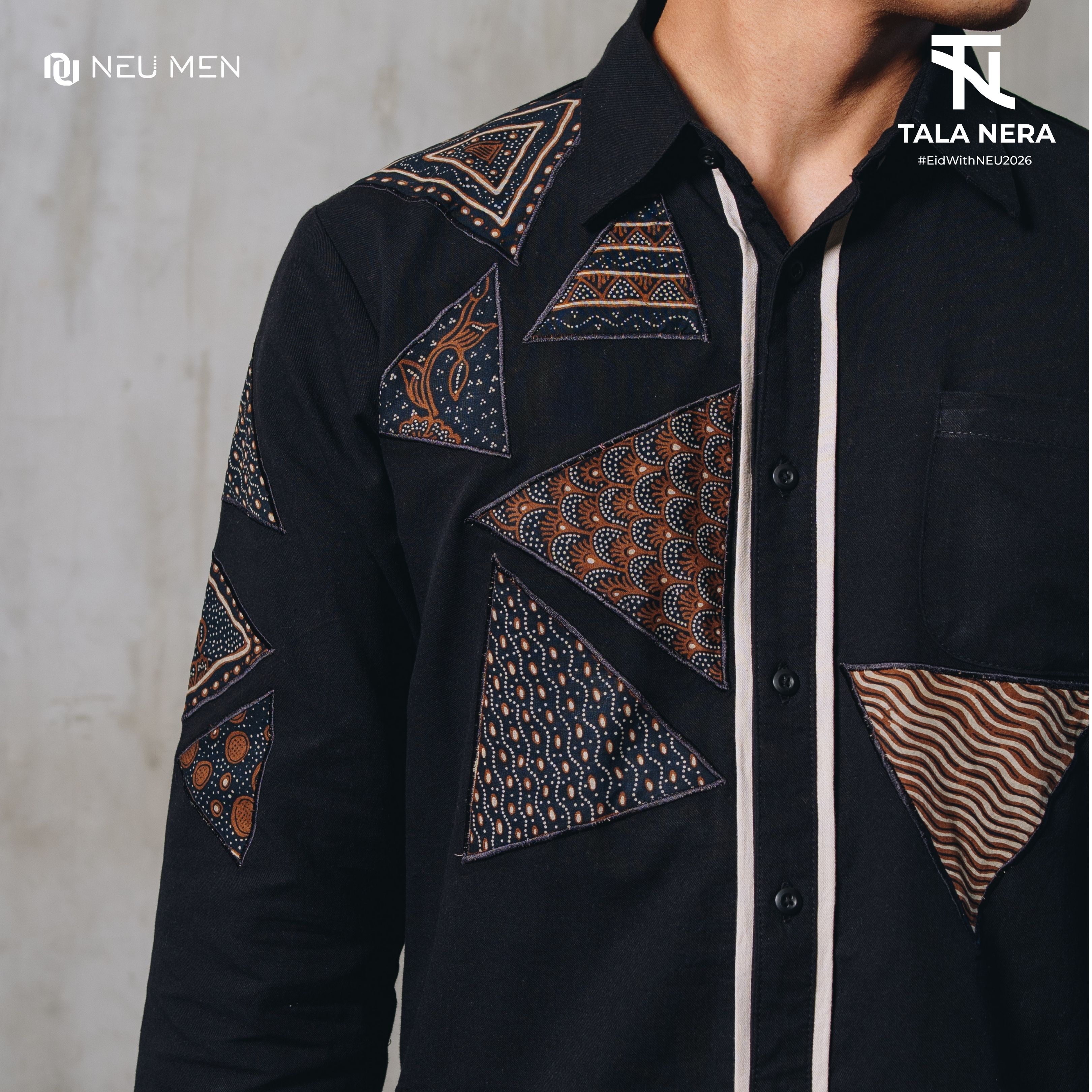 NEU MEN  Kemeja Pria Nerata Shirt  Kemeja Pria Bahan Katun Hanami Premium