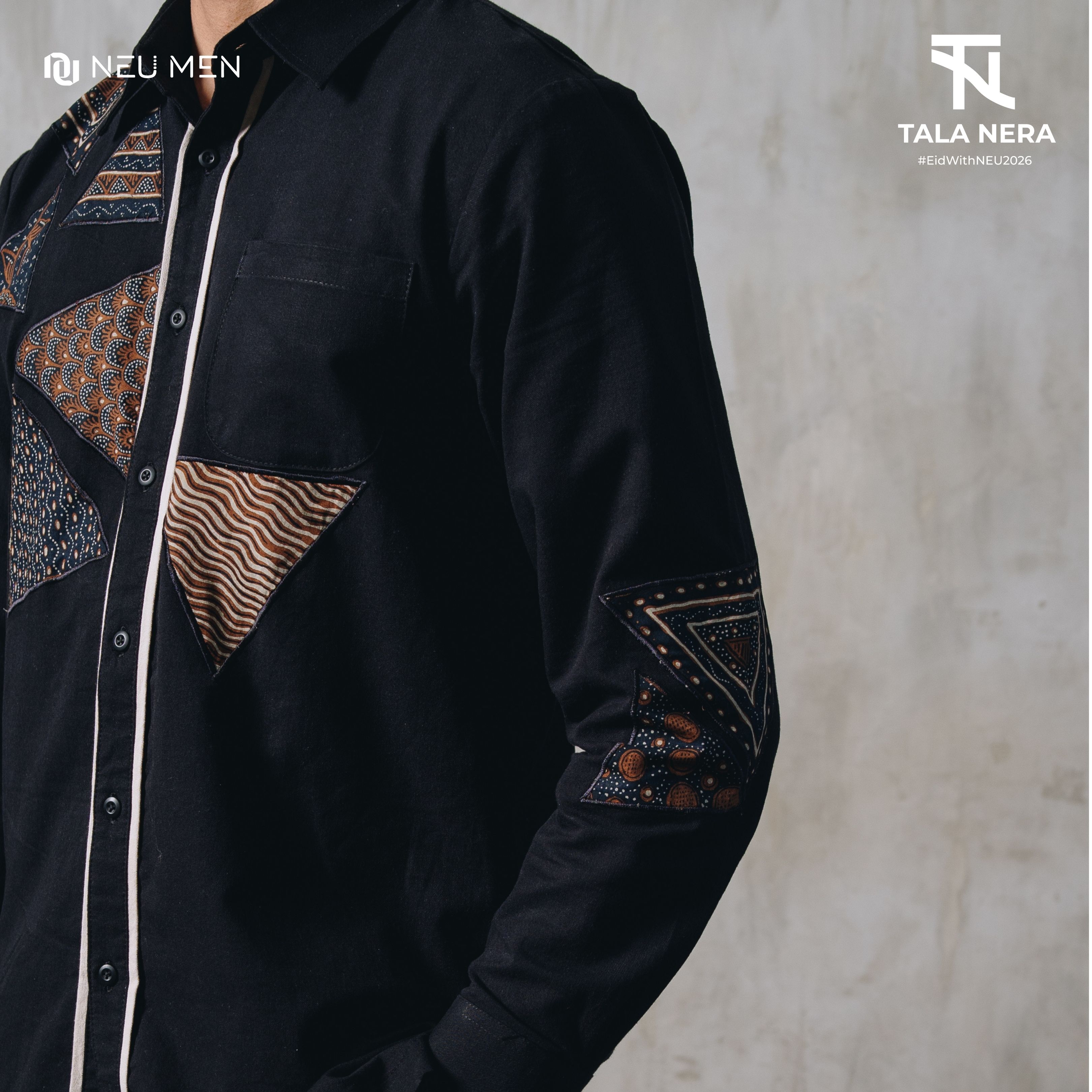 NEU MEN  Kemeja Pria Nerata Shirt  Kemeja Pria Bahan Katun Hanami Premium