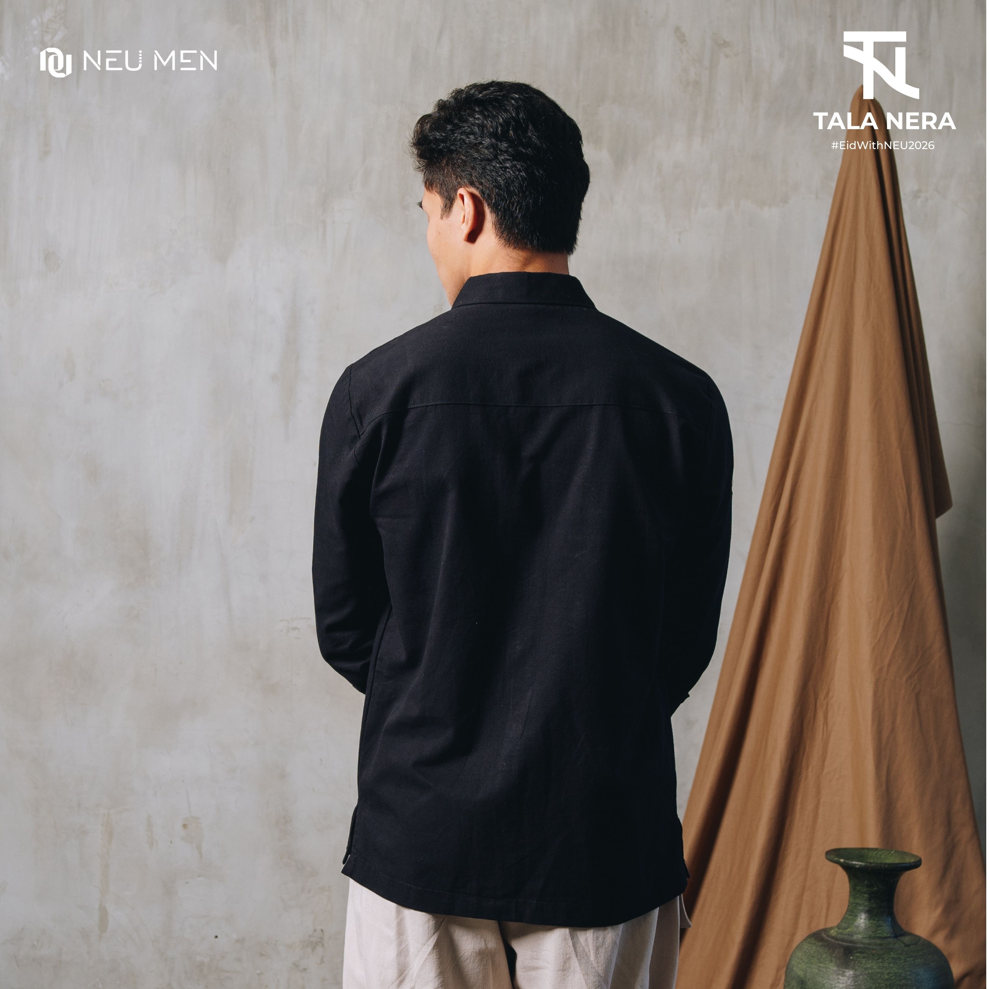 NEU MEN  Kemeja Pria Nerata Shirt  Kemeja Pria Bahan Katun Hanami Premium