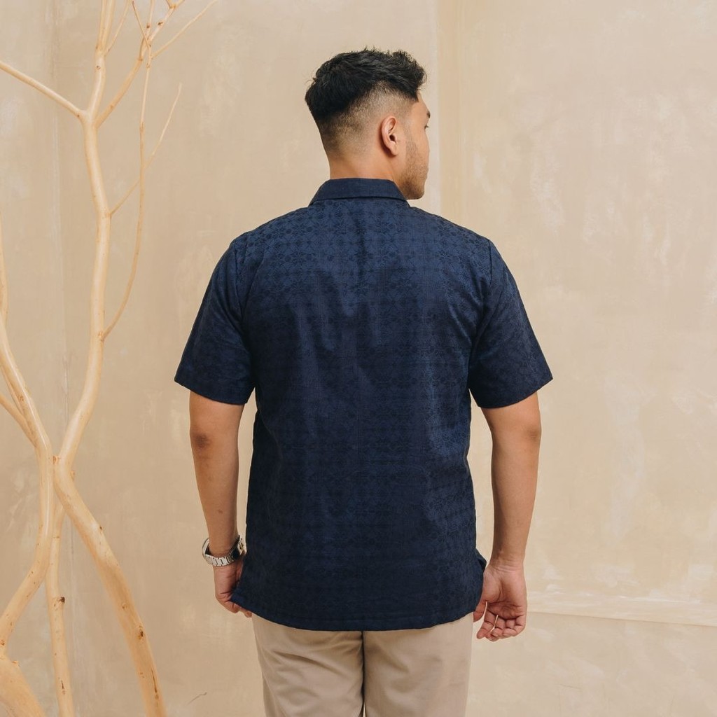 NEU MEN Kemeja Pria Dharma Shirt Kemeja Pria Bahan Katun Dolby