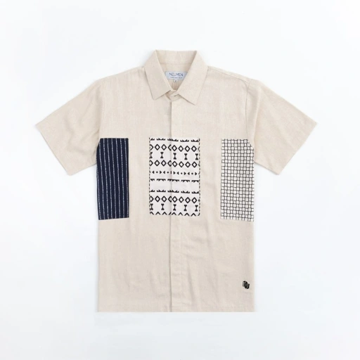 Image of NEU MEN  Kemeja Pria Ebner Shirt  Atasan Batik Hem Pria Premium