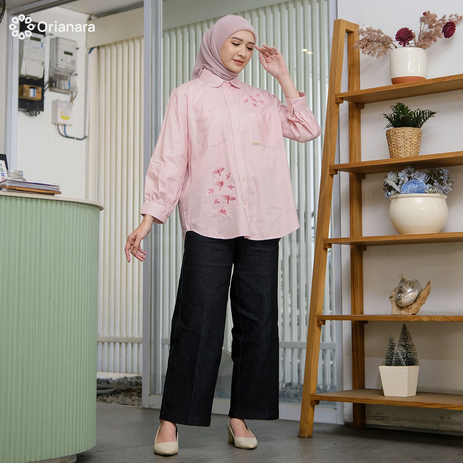 Janan Shirt Salmon Pink