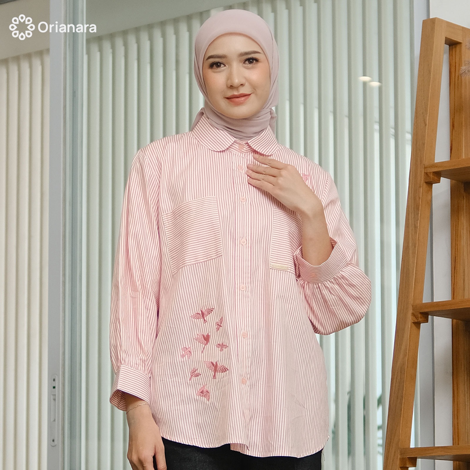 Janan Shirt Salmon Pink