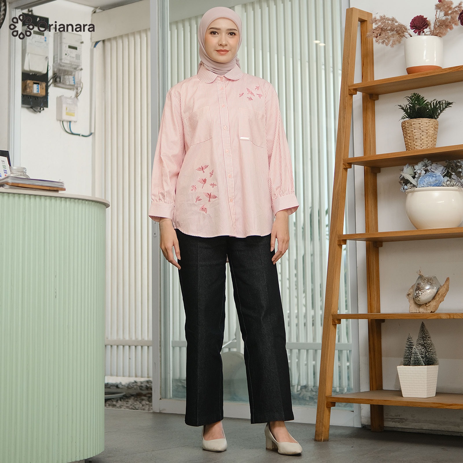 Janan Shirt Salmon Pink