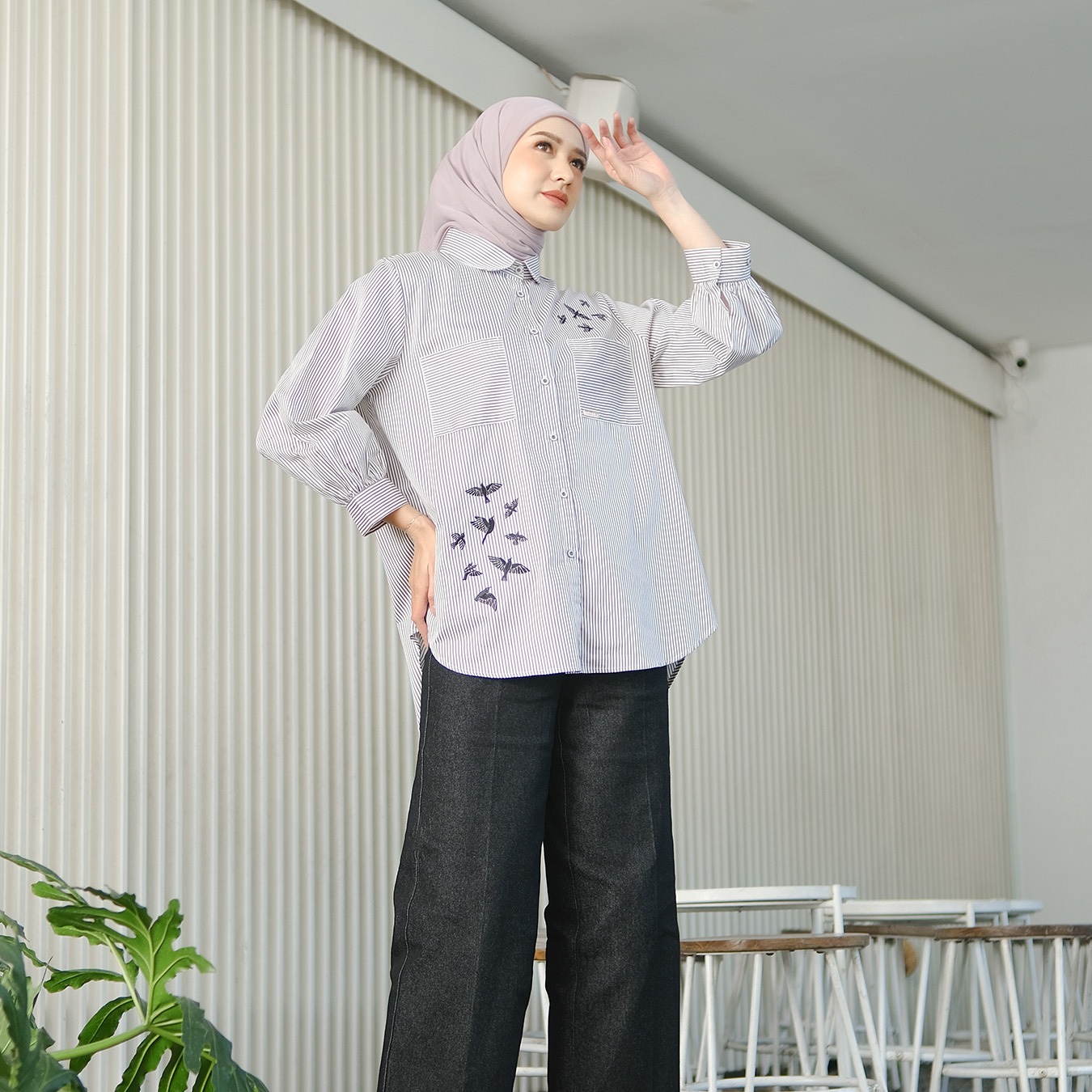 Janan Shirt Grey