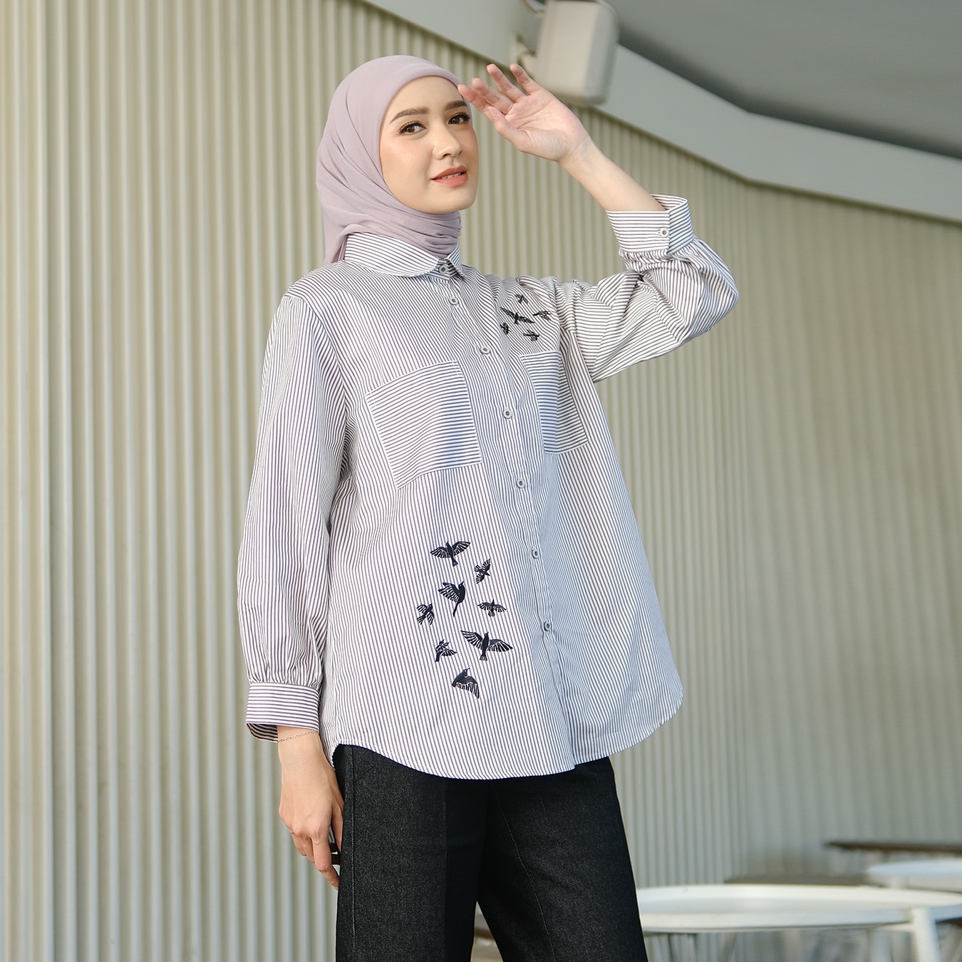Janan Shirt Grey